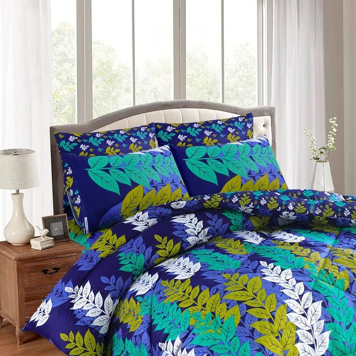 6 pc Winter Razai Set (Heavy Filling) RZ-39 – Emaan Textile