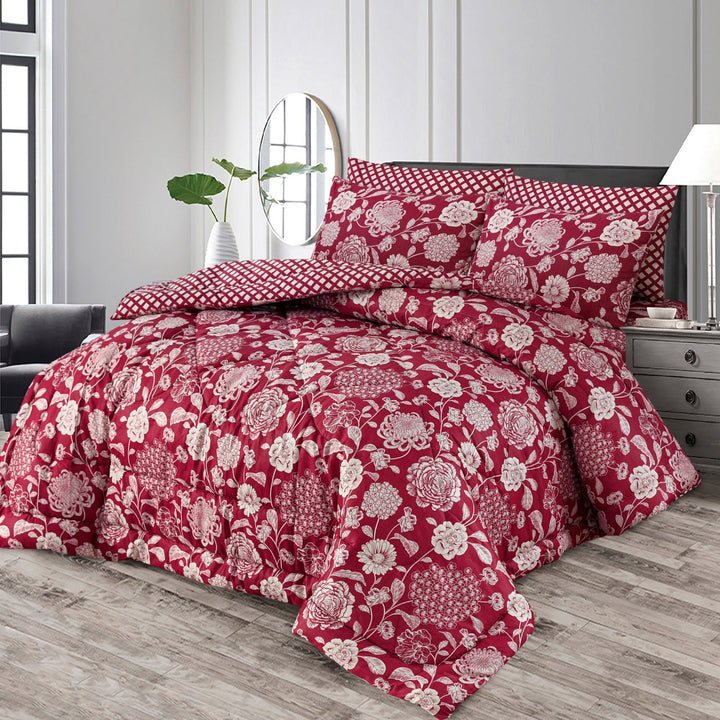 6 pc Winter Razai Set (Heavy Filling) RZ-47 – Emaan Textile